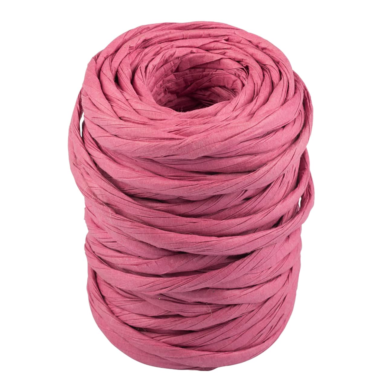 JAM Paper 3/8" x 25yd. Red Twisted Kraft Ribbon